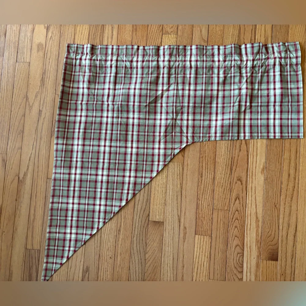 Park Designs Cumberland Swag Plaid 2 Pc Window Valance